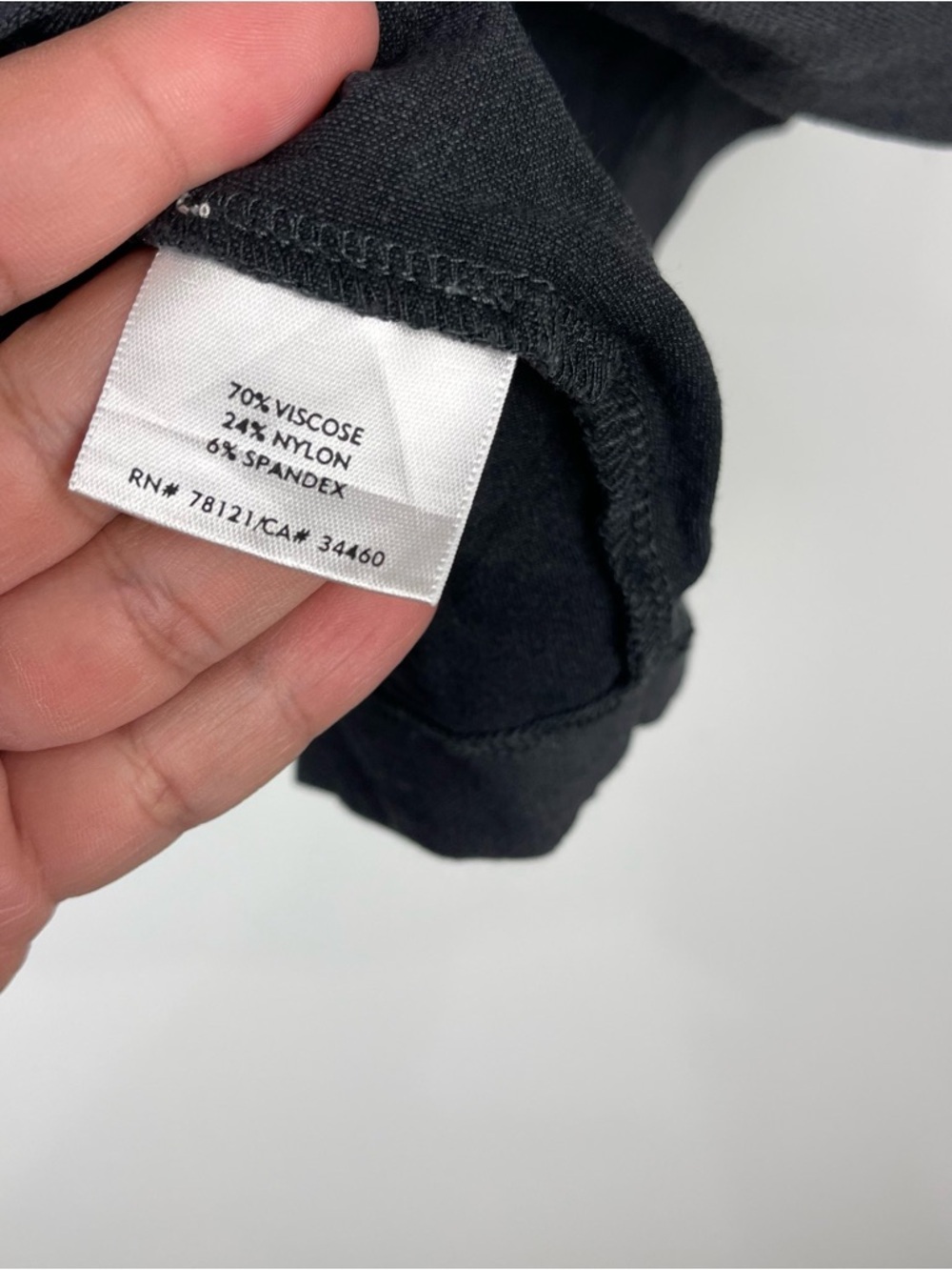 Eileen Fisher Woman Charcoal Gray Fold Over Pencil Skirt Mini Women's 1X Stretch - Picture 6 of 6